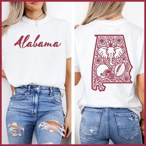 Alabama Tshirt 2 Sided